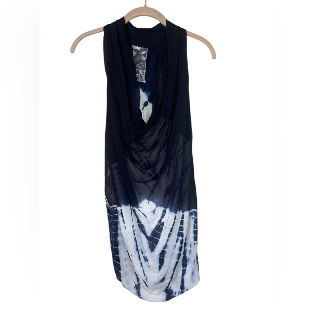 YFB Young Fabulous & Broke Drape Neck Tie Dye Sleeveless Top  Size Small